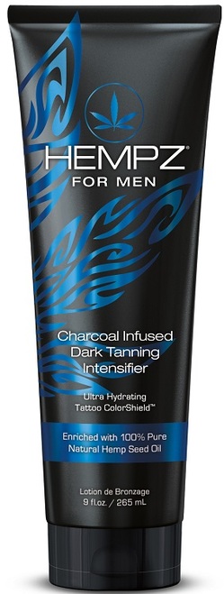Bella Tan Hempz Men Dark Tannin Intensifier Charcoal Infused Tanning Lotion